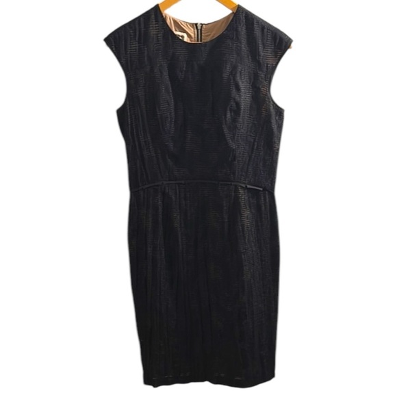 Anne Klein Dresses & Skirts - Anne Klein Black Sleeveless Sheath Mini Dress Size 8